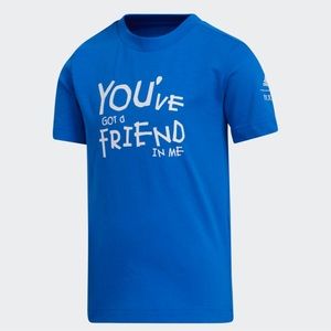 NWOT Adidas boys Toy Story t-shirt, size 7-8